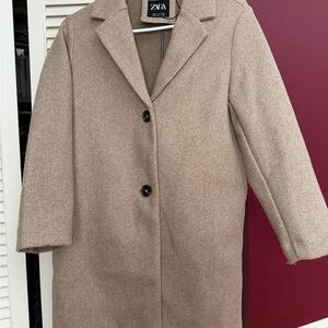 Zara youth girls kids  Classic Tan Trench Coat